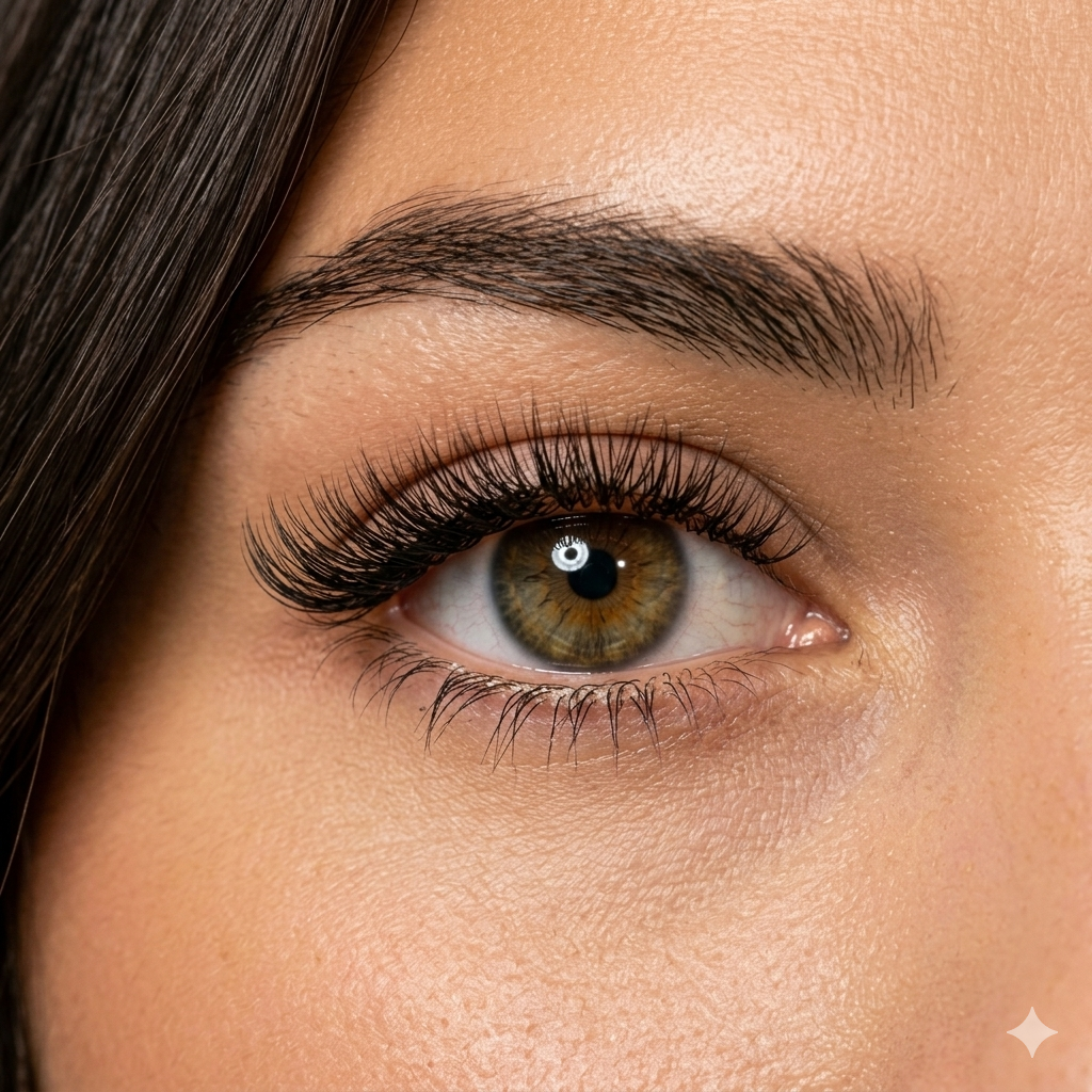 Natural wispy lashes